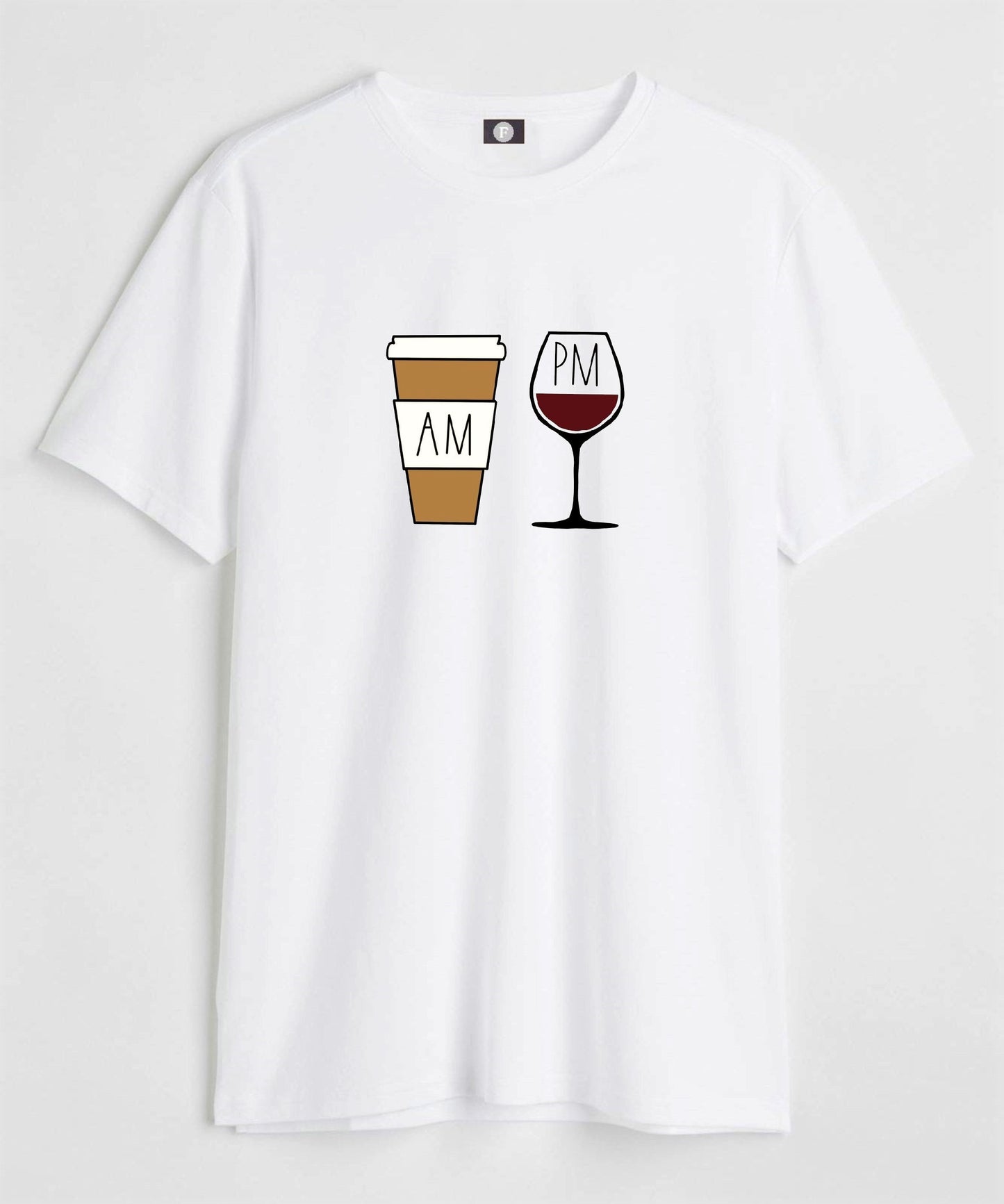 AM PM - white