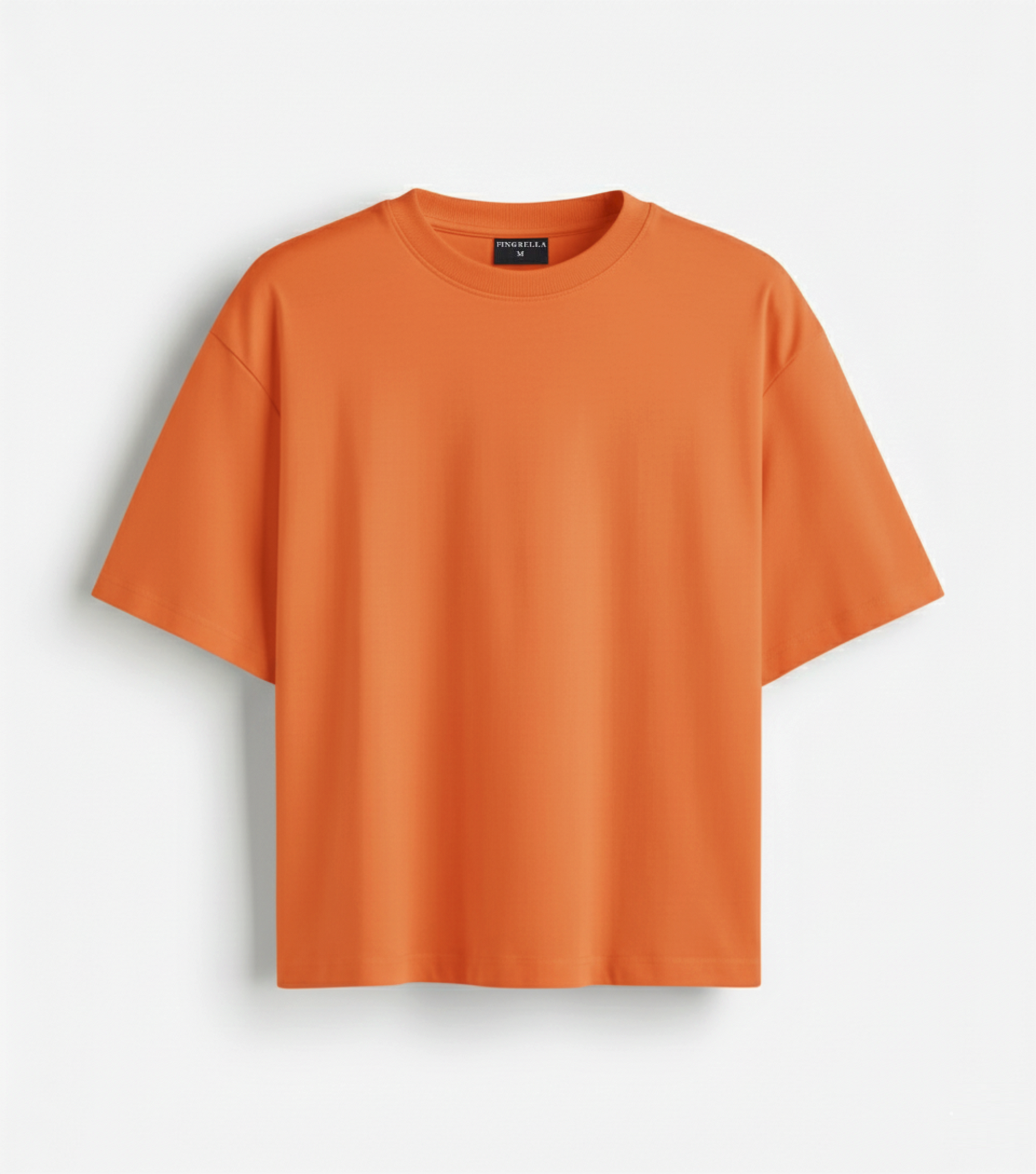 Orange - oversized boxy fit t shirt