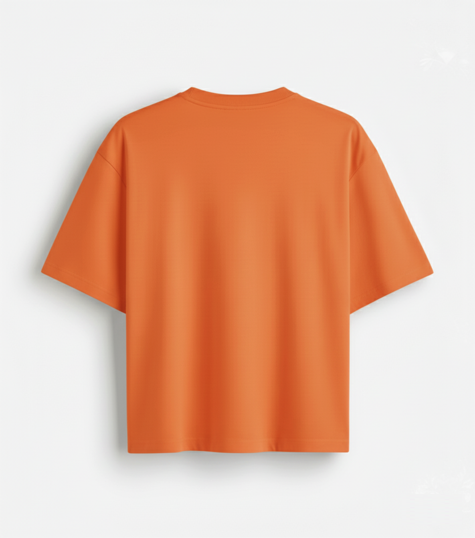 Orange - oversized boxy fit t shirt