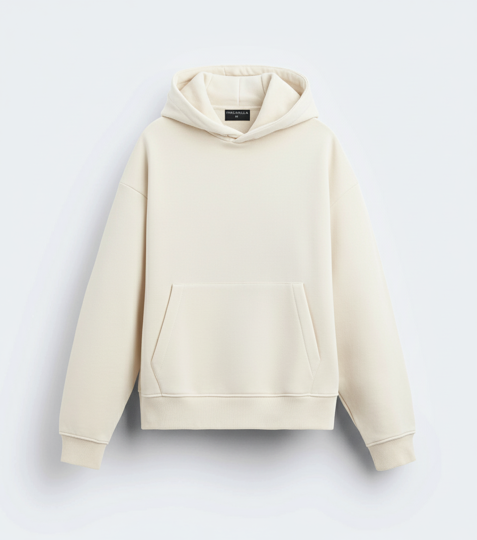 Off white - Heavy weight Oversized Hoodie