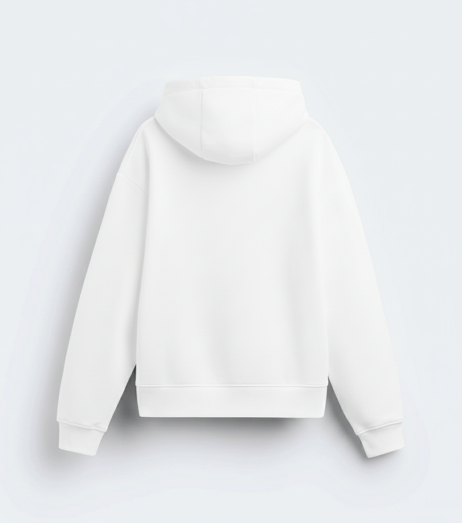 White - Heavy weight Oversized Hoodie