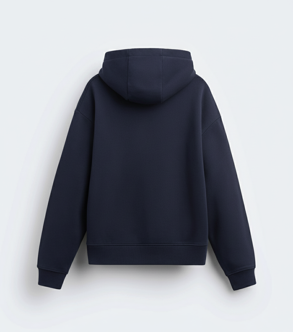 Dark navy blue - Heavy weight Oversized Hoodie