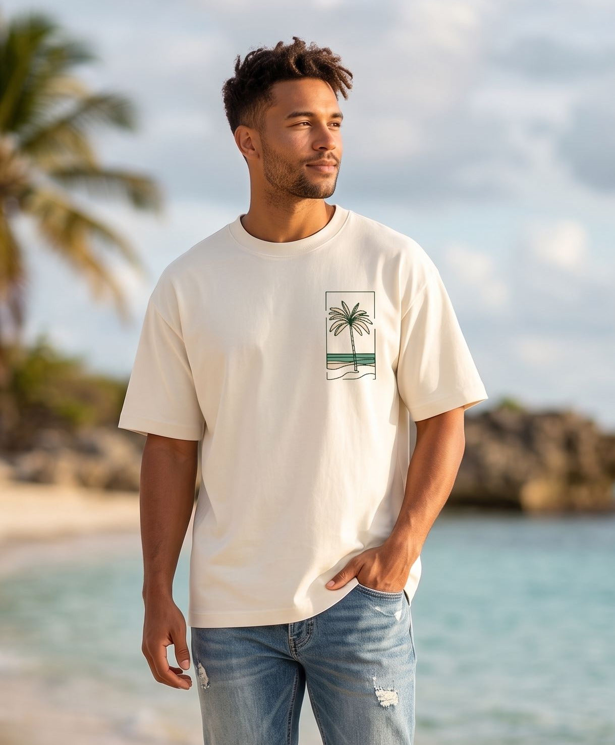 Beach paradise - off white