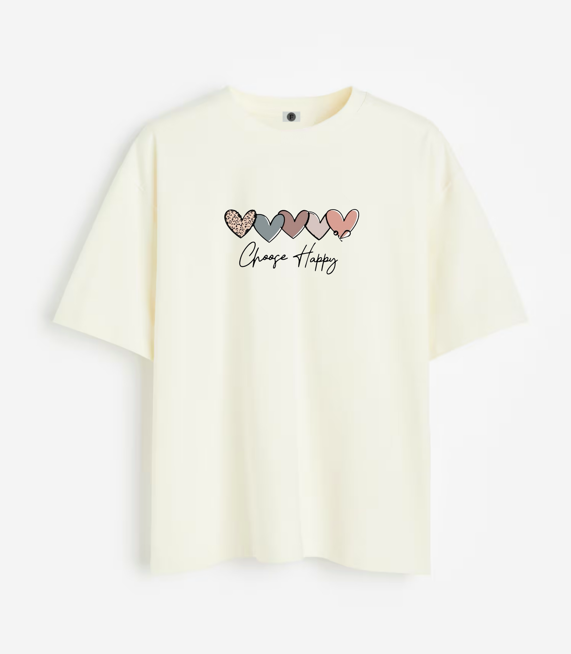 Choose happy - off white
