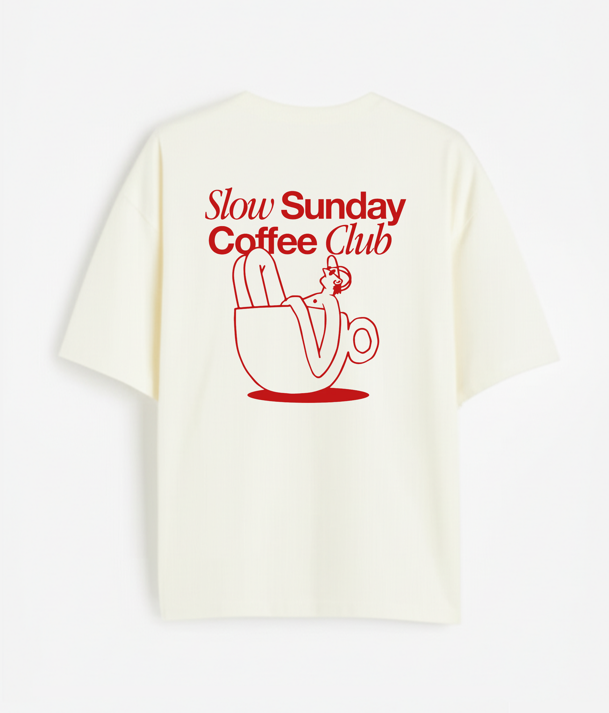 Slow sunday coffee club - off white