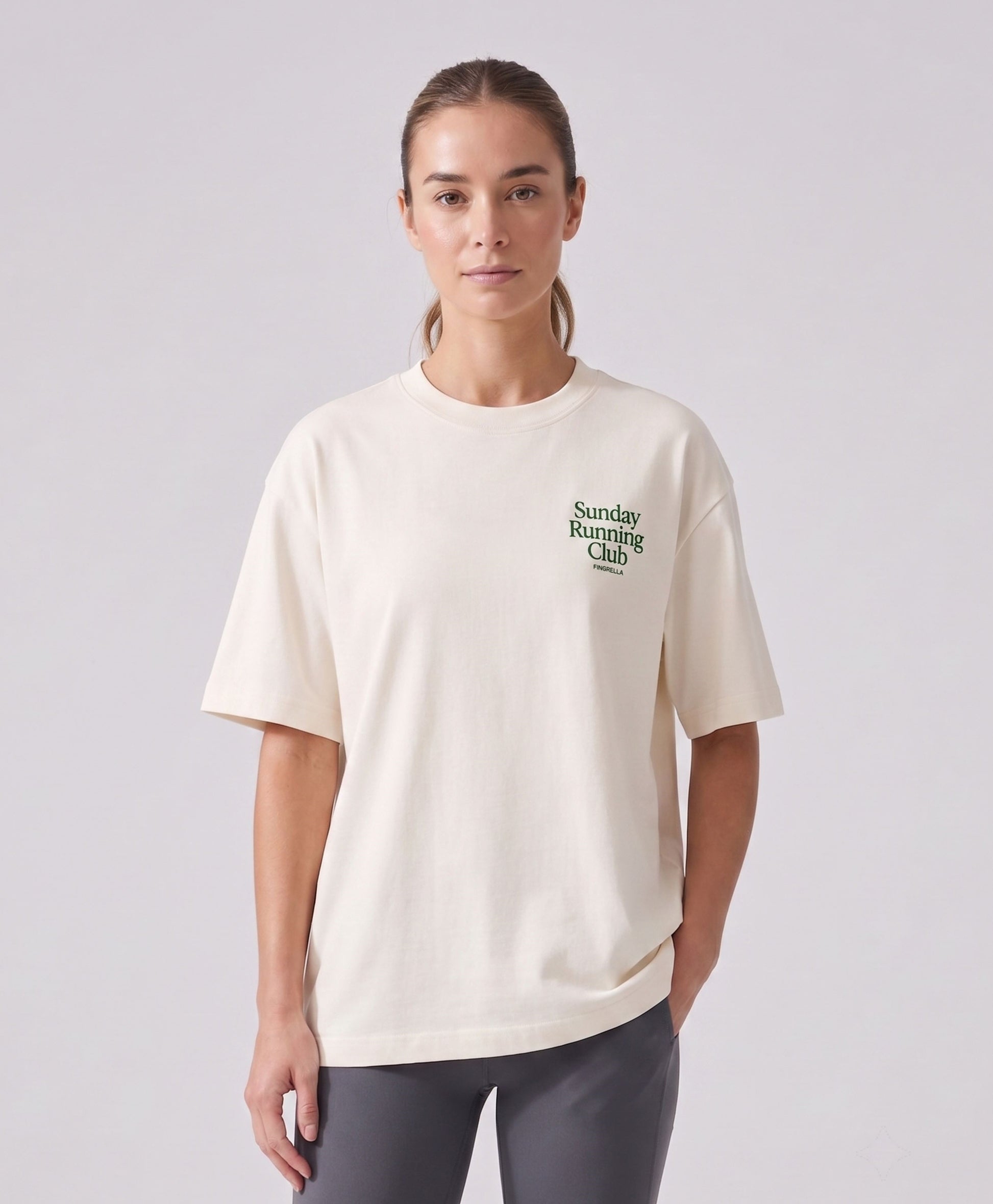 Sunday running club - off white