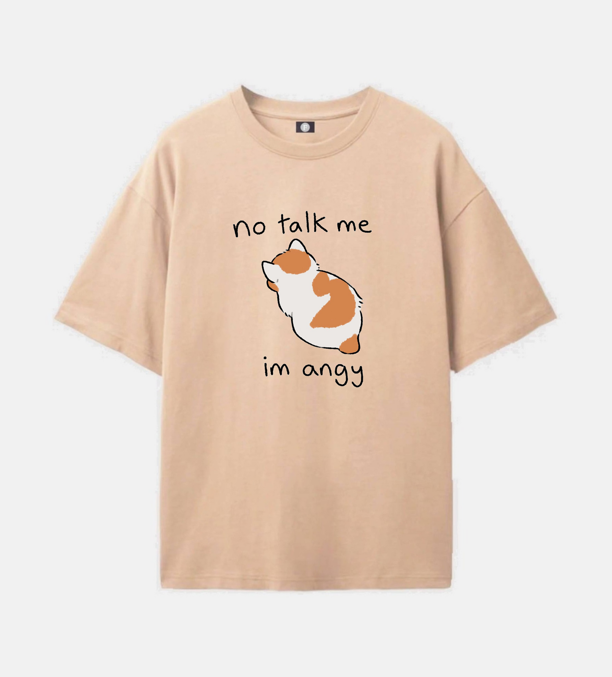 I am angy - beige