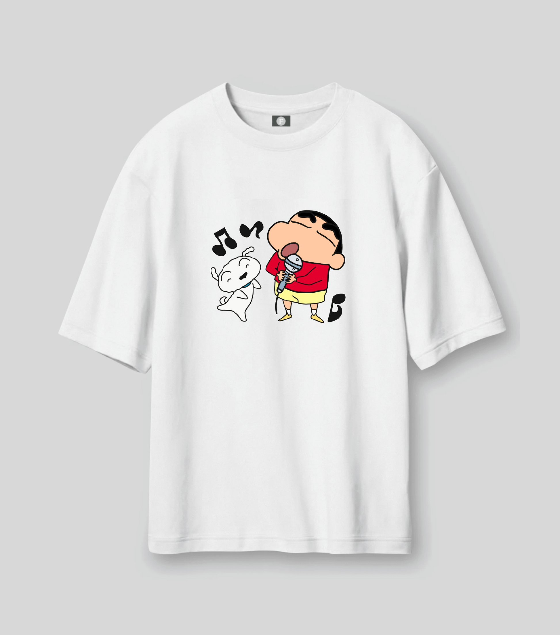 Shinchan & shiro - white
