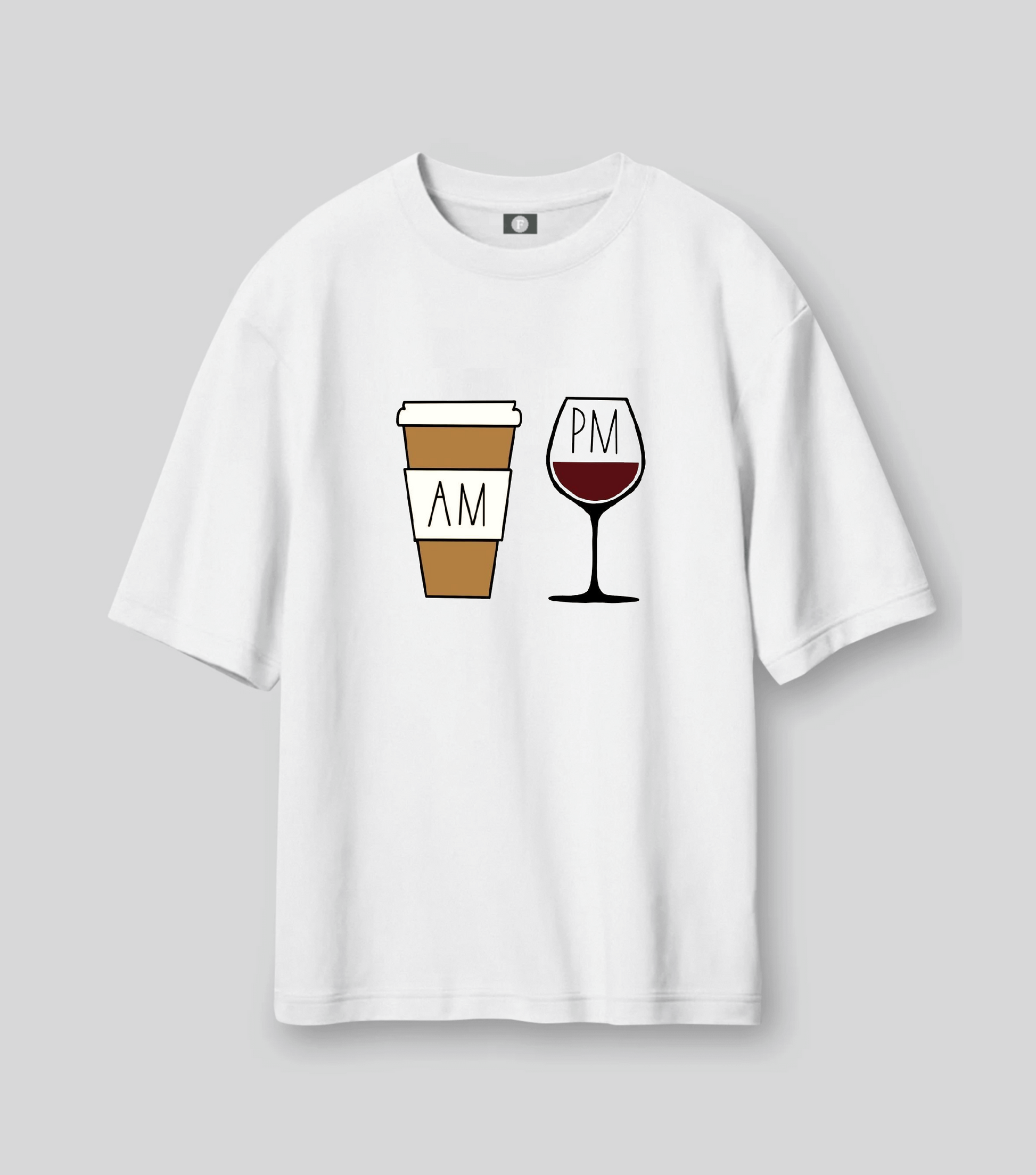 AM PM - white