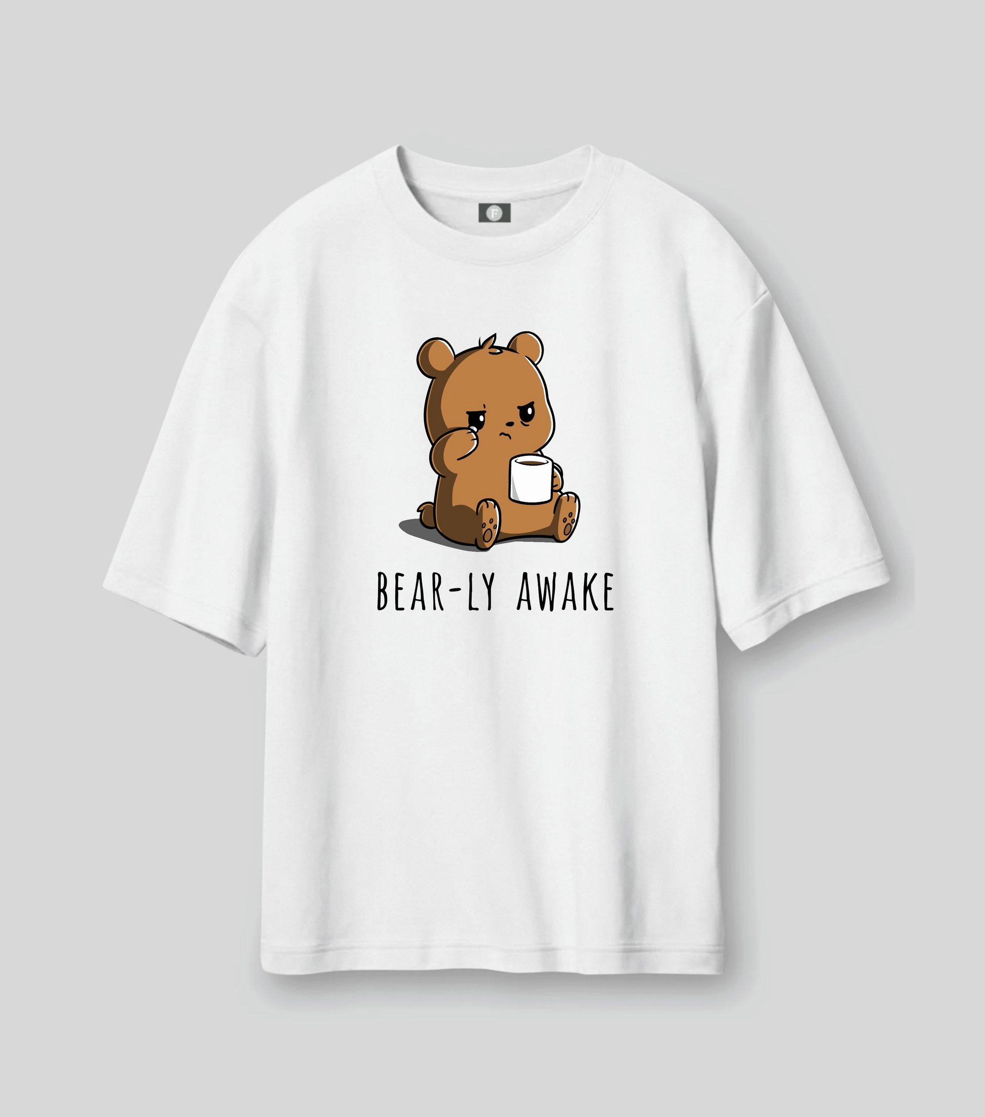 Bearly awake - white