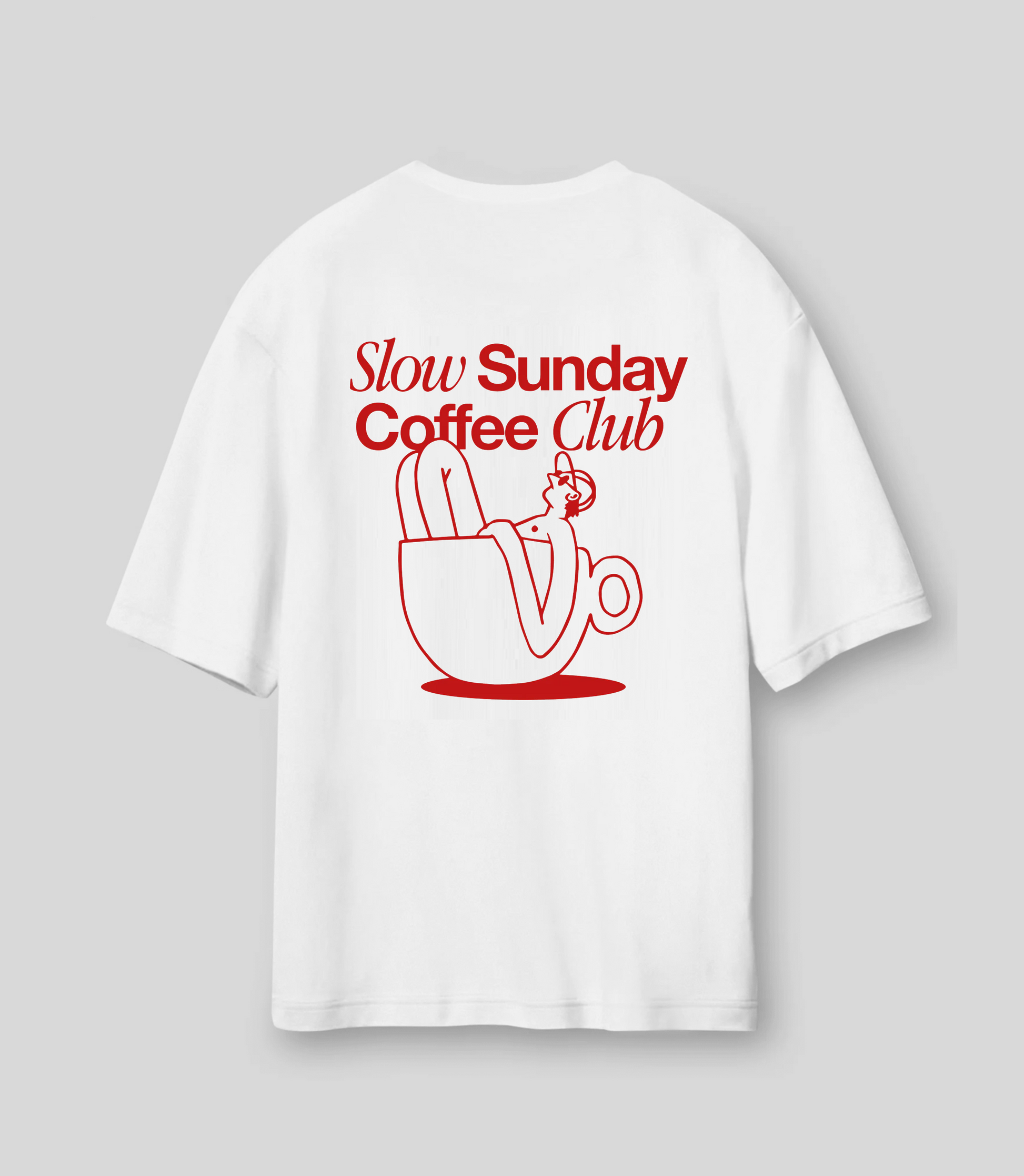 Slow sunday coffee club - white
