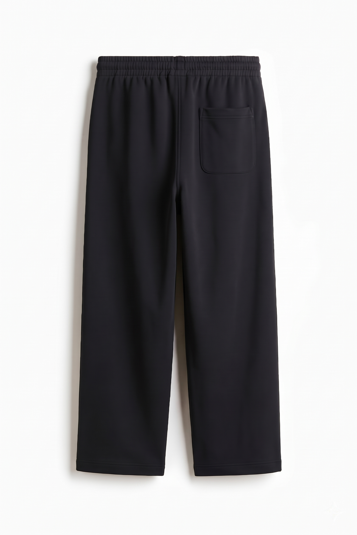 Straight fit sweatpants - black