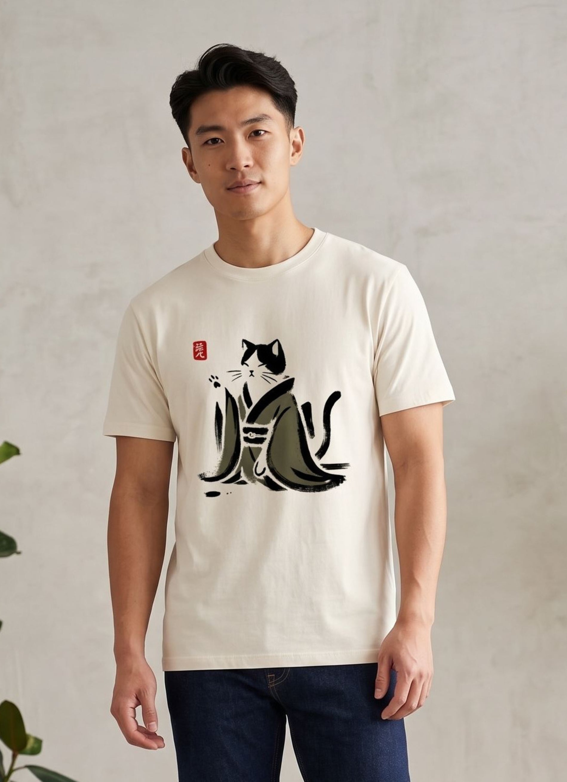 Bushido Kitty - off white