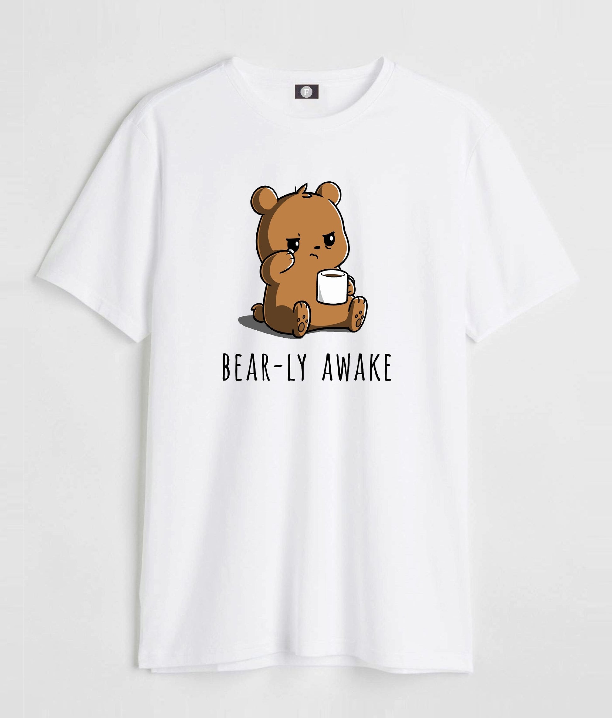 Bearly awake - white