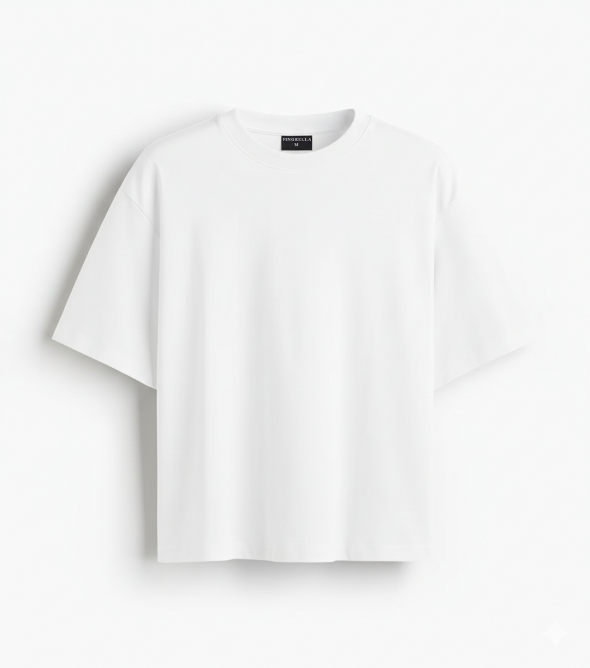 White - oversized boxy fit t shirt