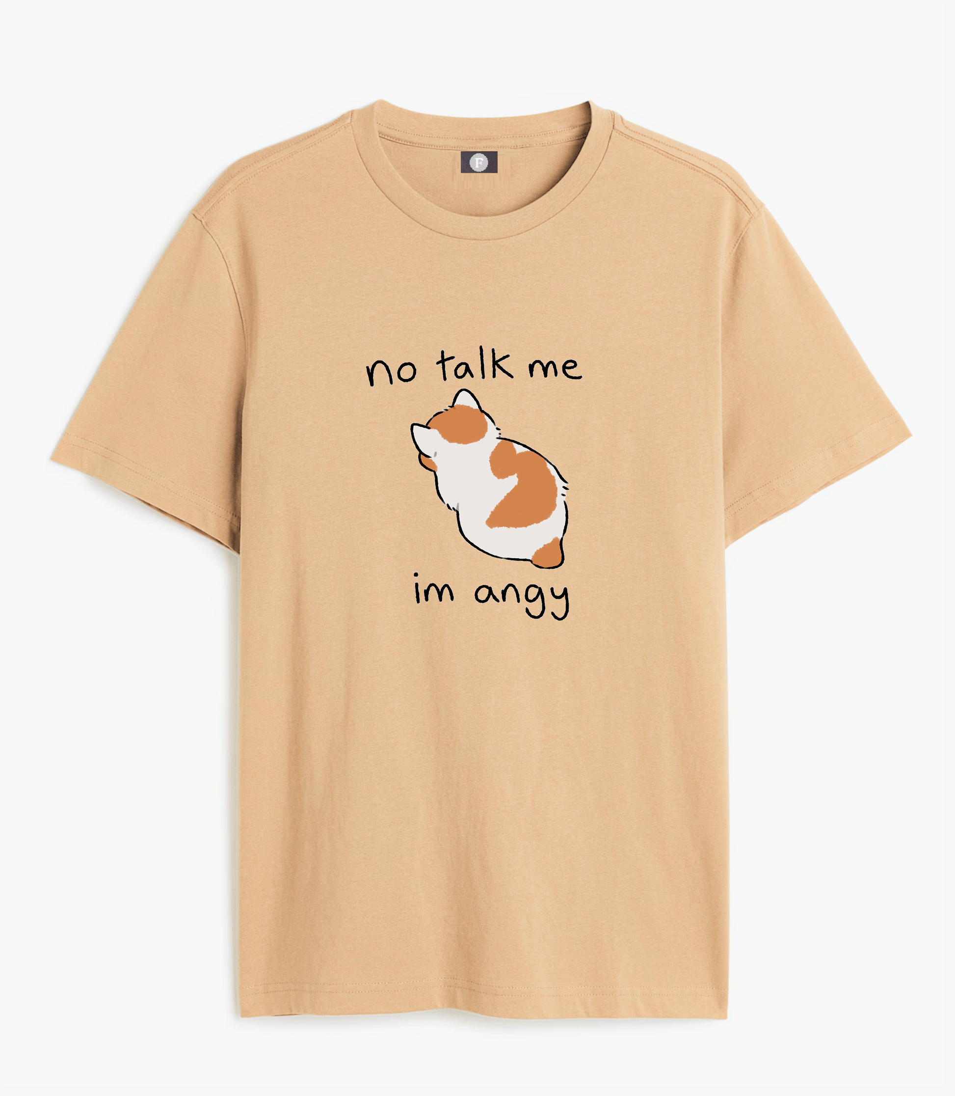 I am angy - beige