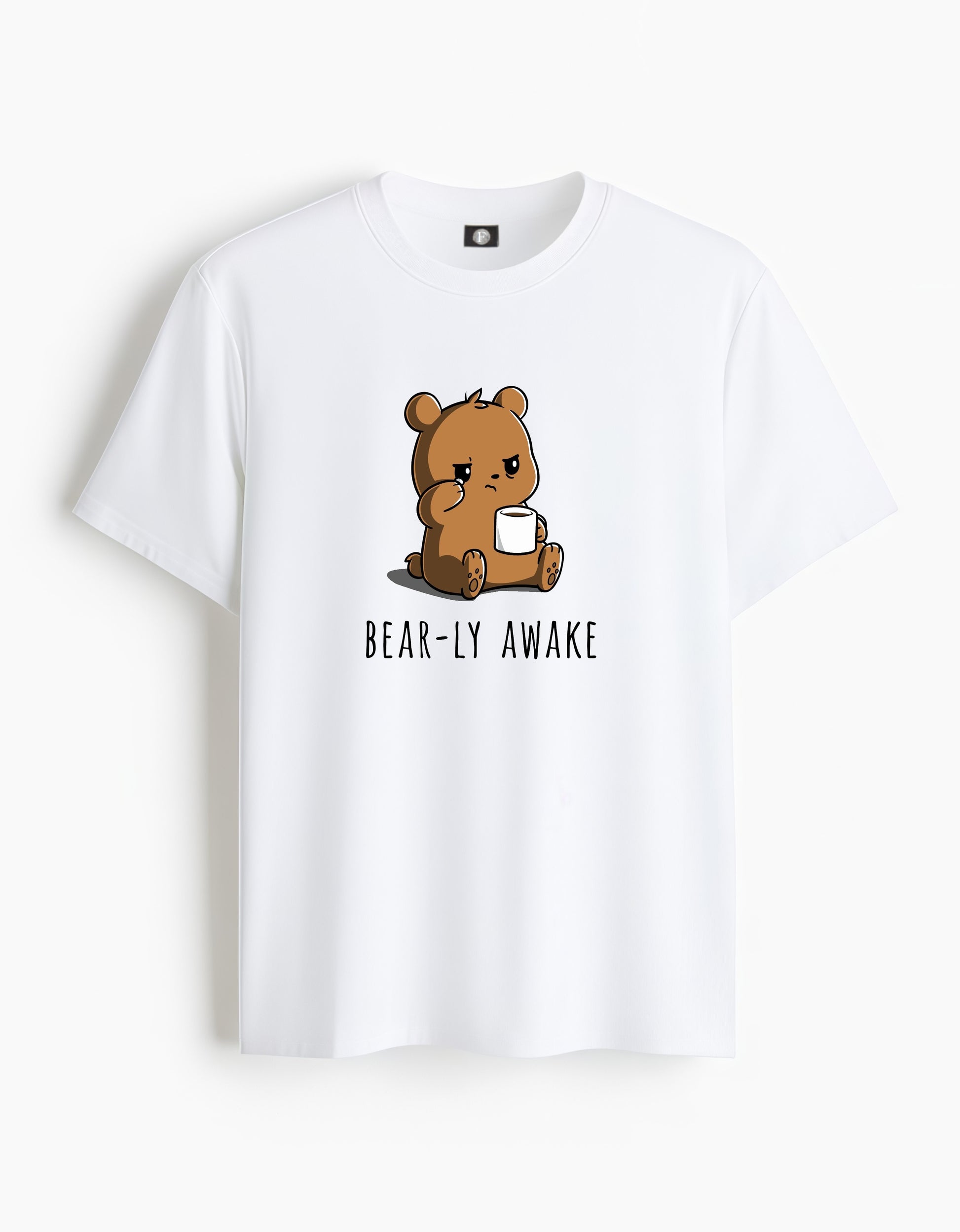 Bearly awake - white