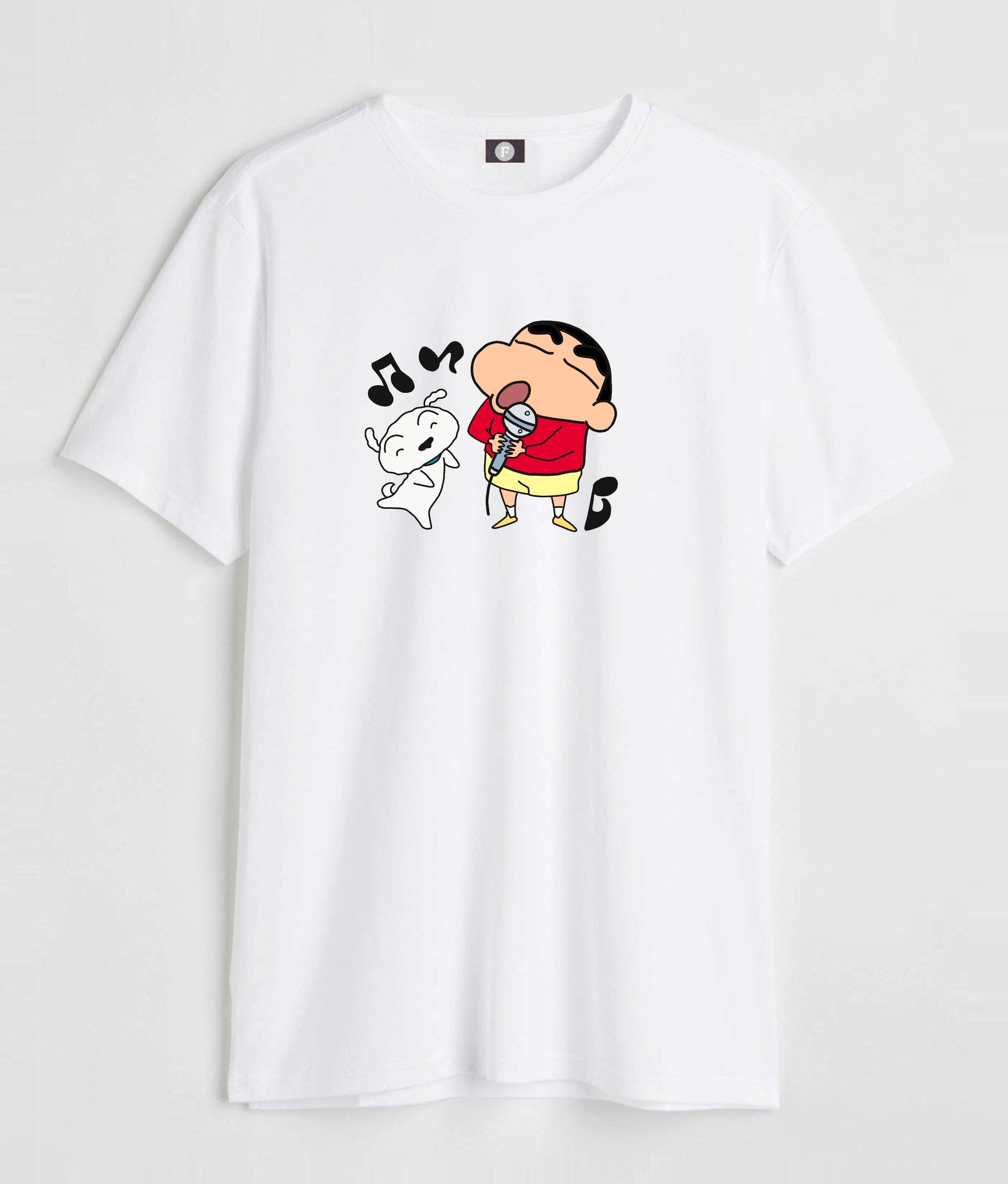 Shinchan & shiro - white