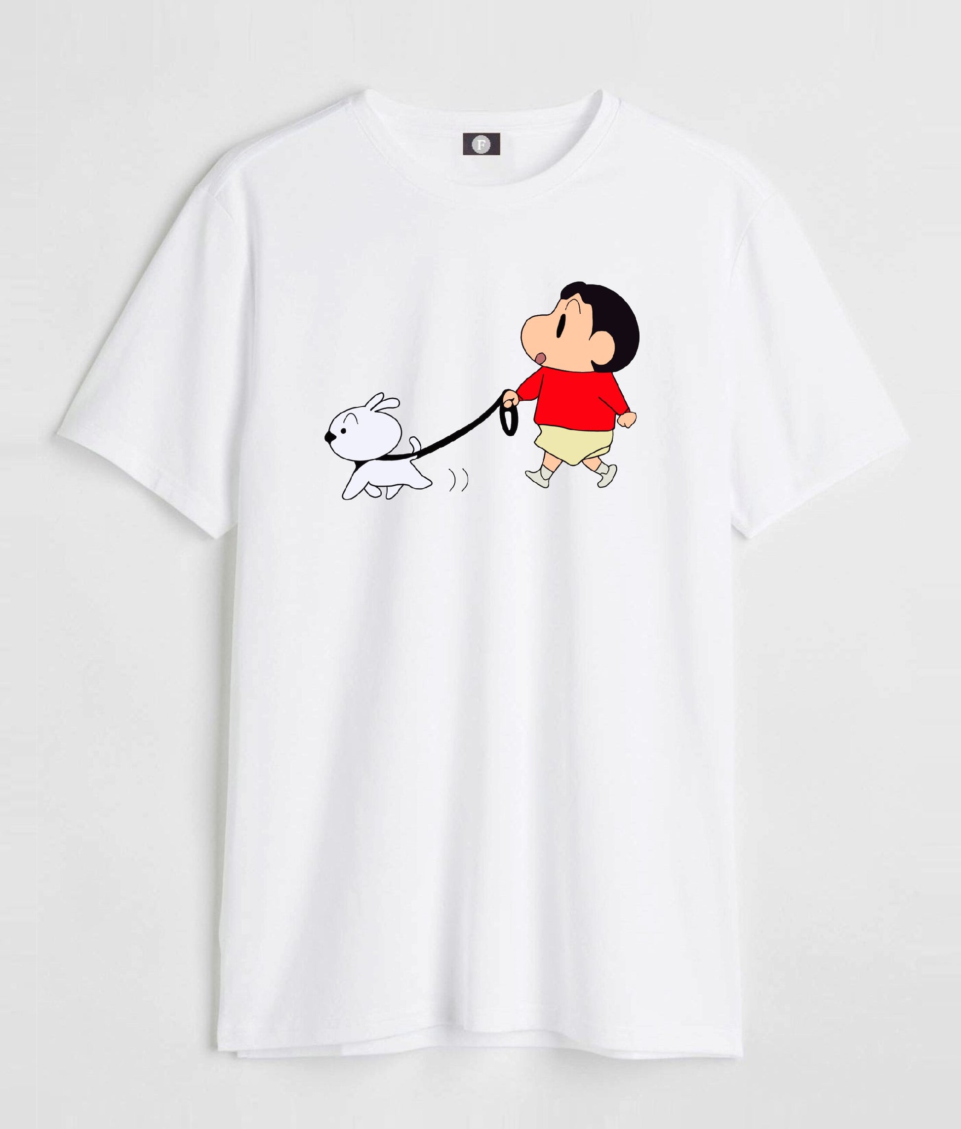 Shinchan & shiro - white