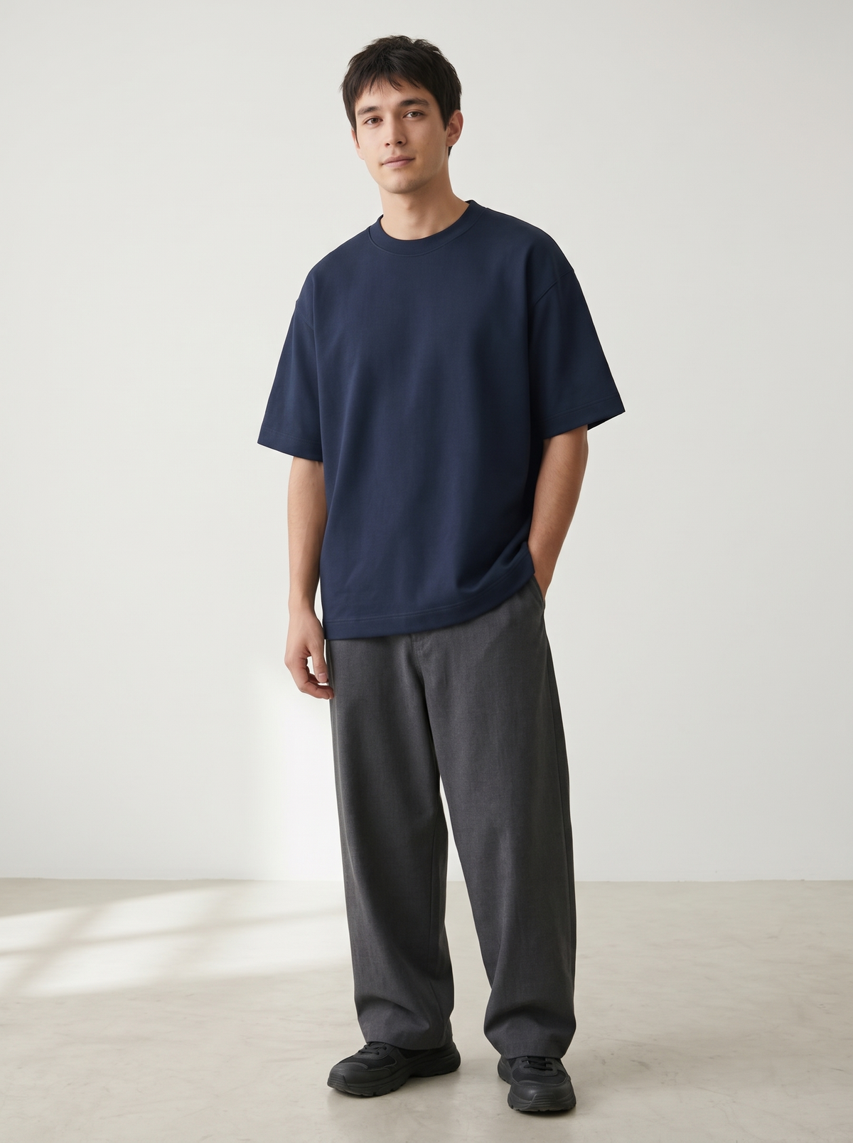 Dark navy blue
