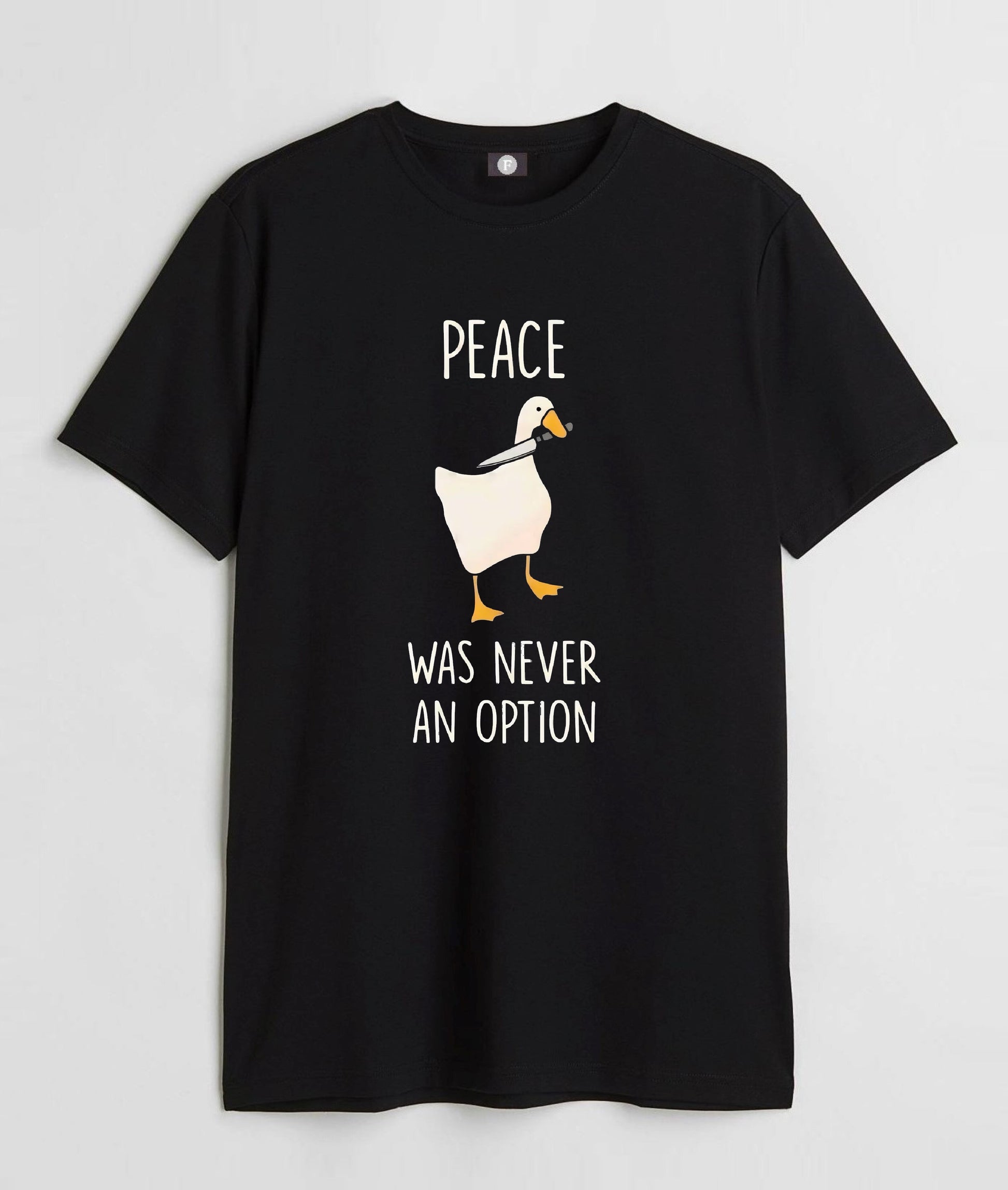 Peace was never an option - black