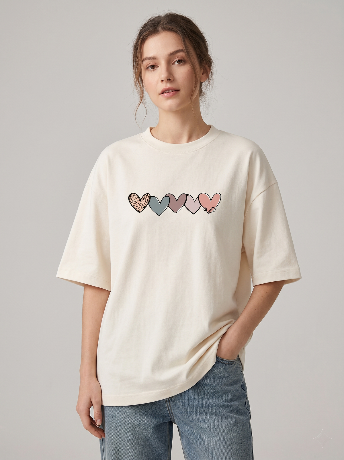 Choose happy - off white