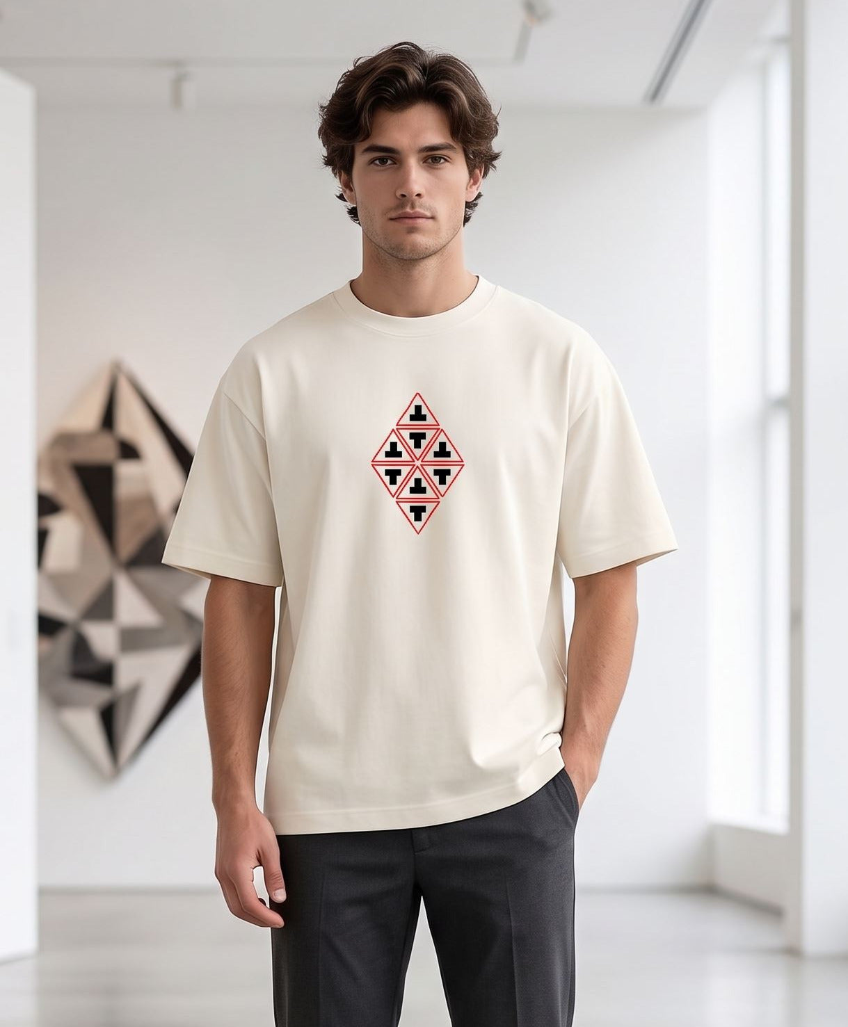 Abstract - off white