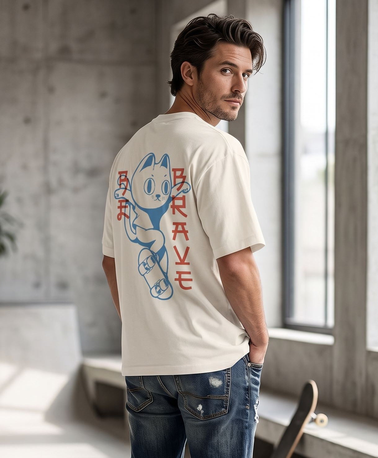Be brave - off white