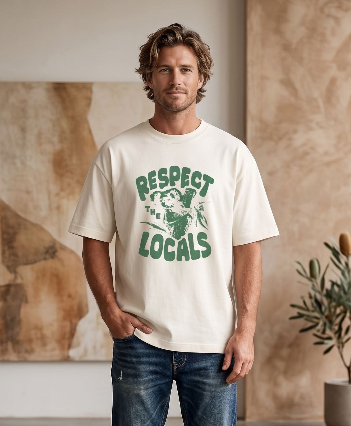 Respect the locals - off white