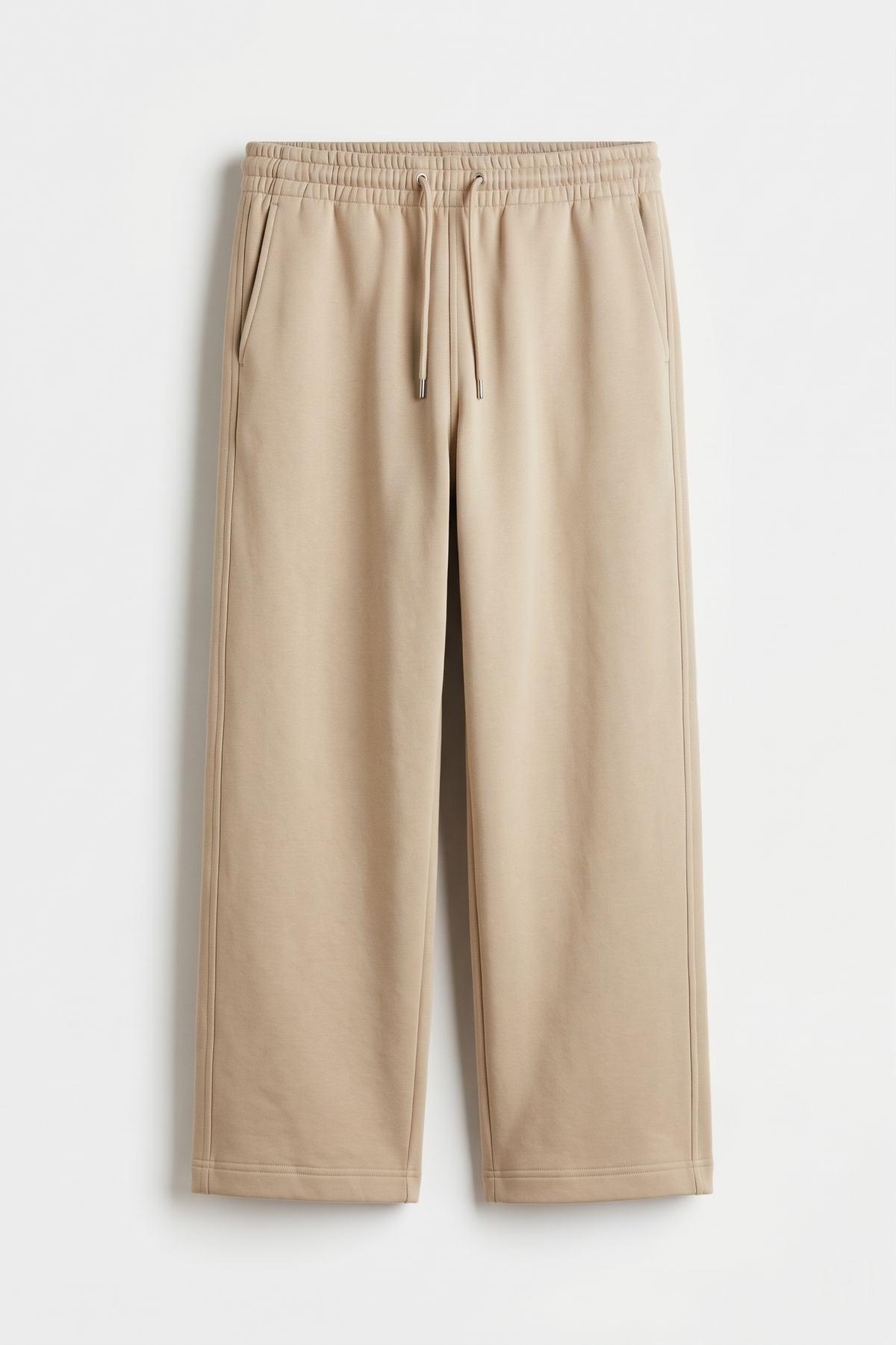 Straight fit sweatpants - beige