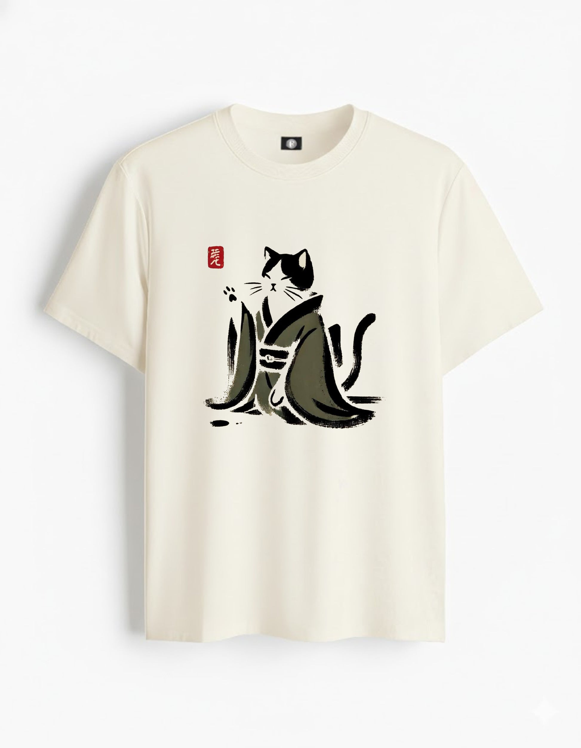 Bushido Kitty - off white