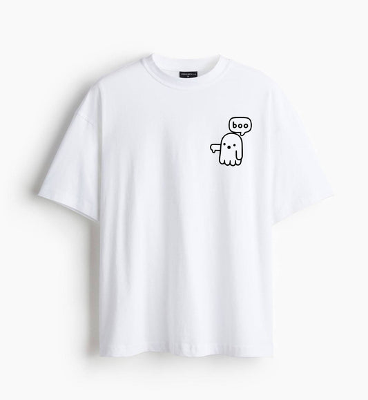 Boo - ghost disapproval - white