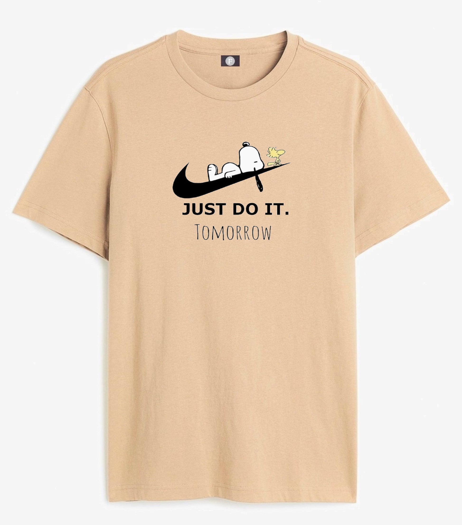Just do it. tomorrow - beige