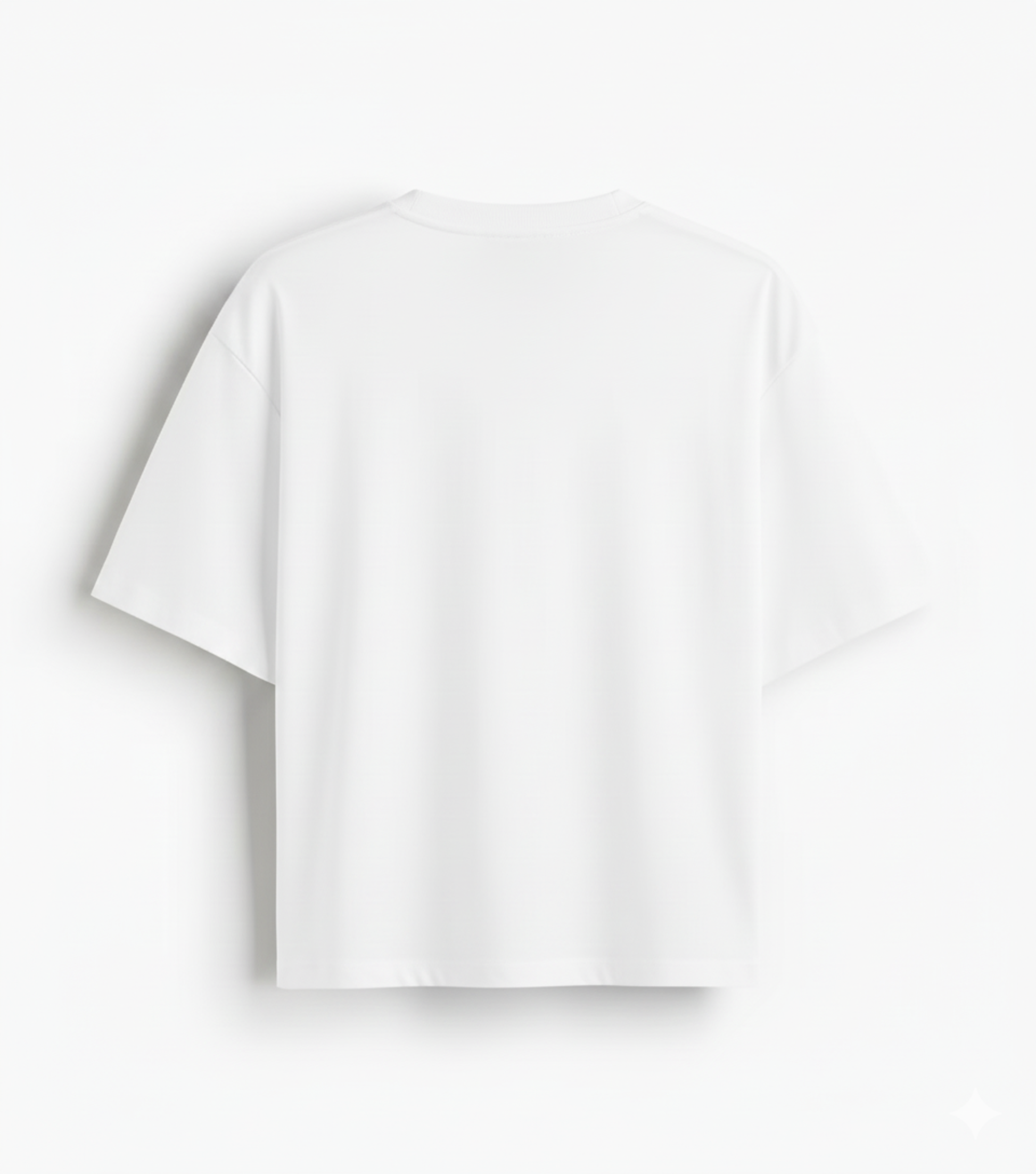 White - oversized boxy fit t shirt
