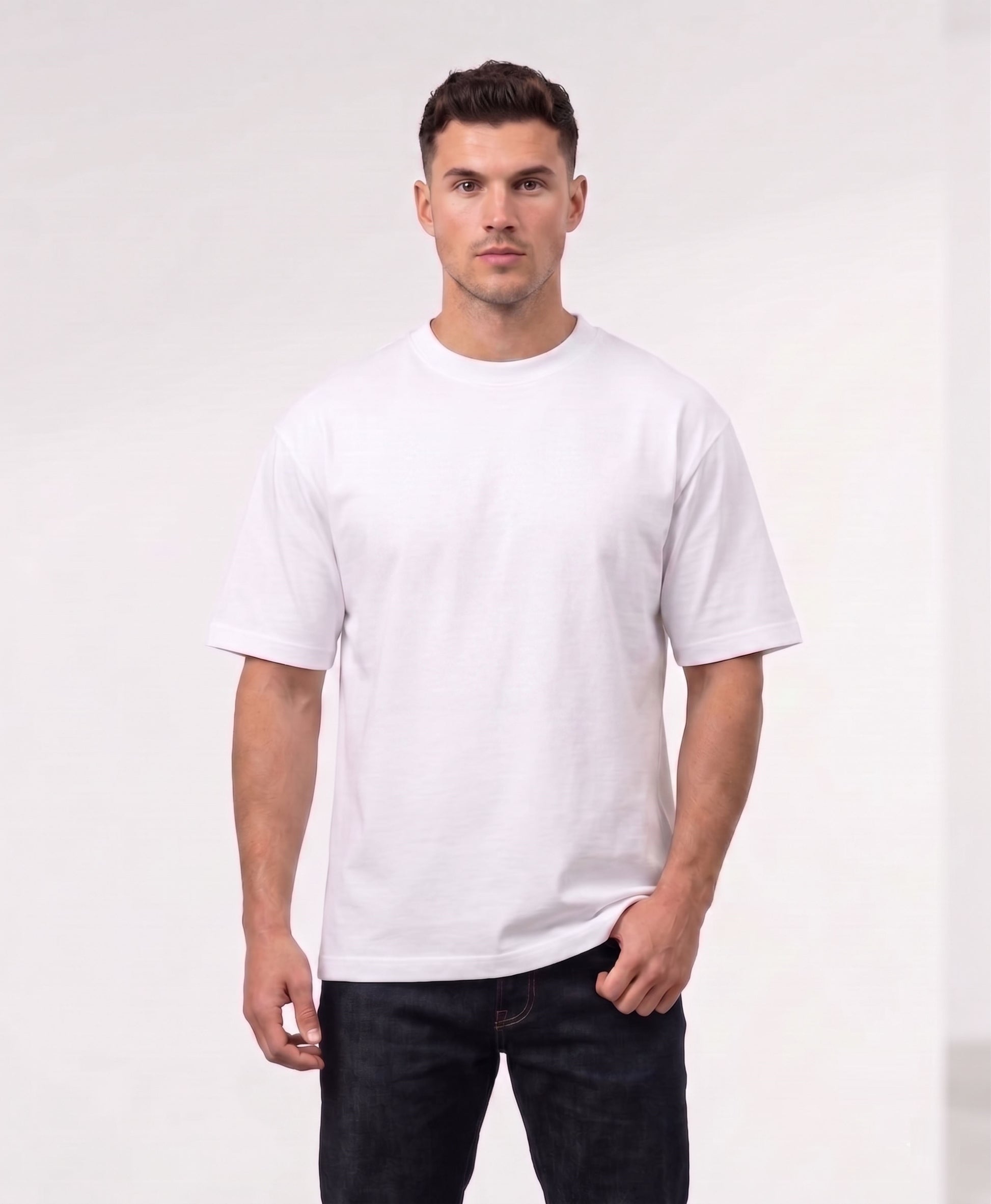 Hard not to look - white