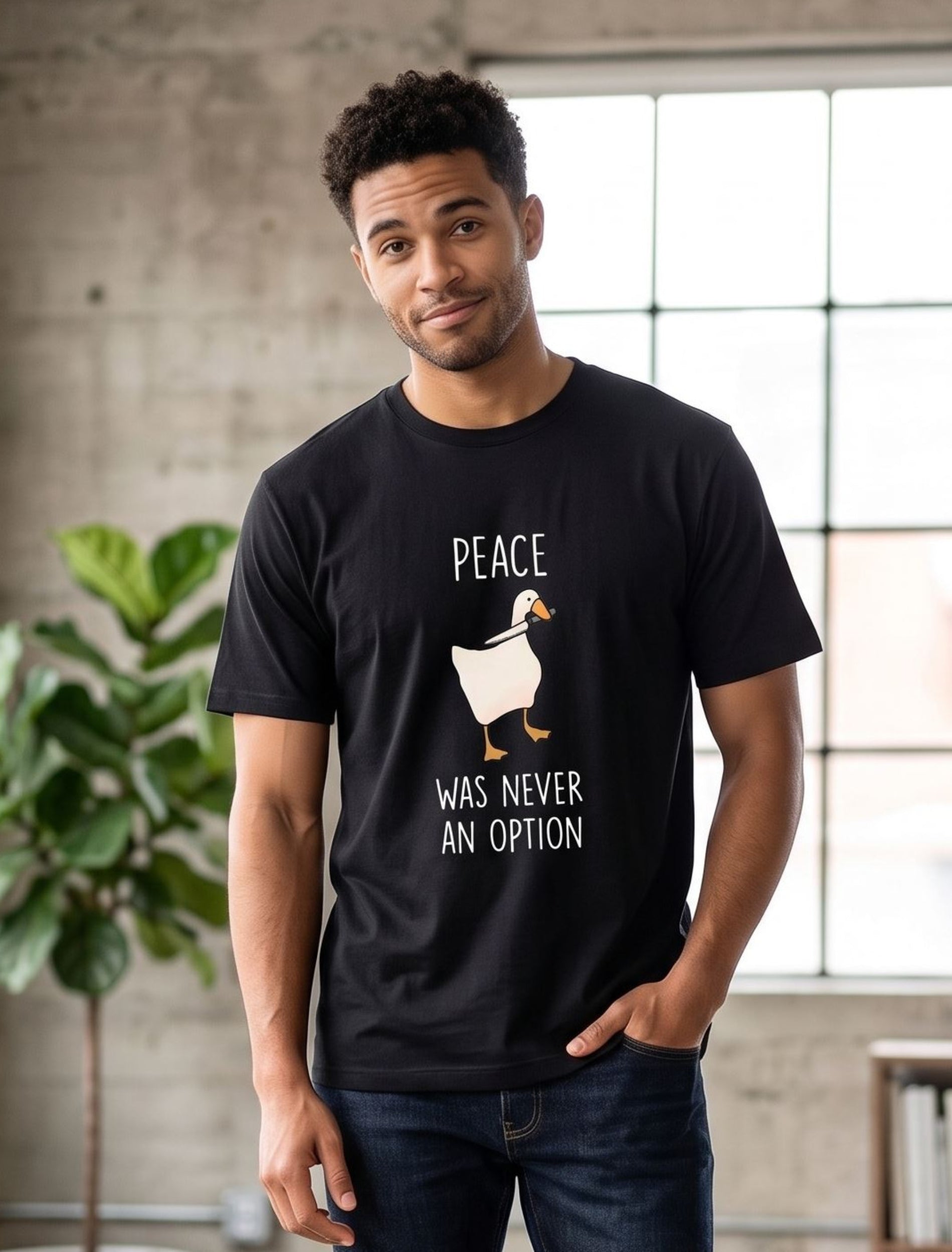 Peace was never an option - black