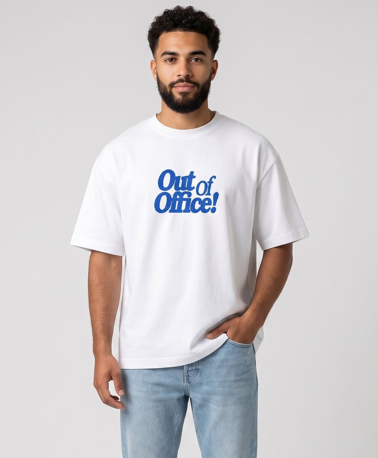 Out of office - white