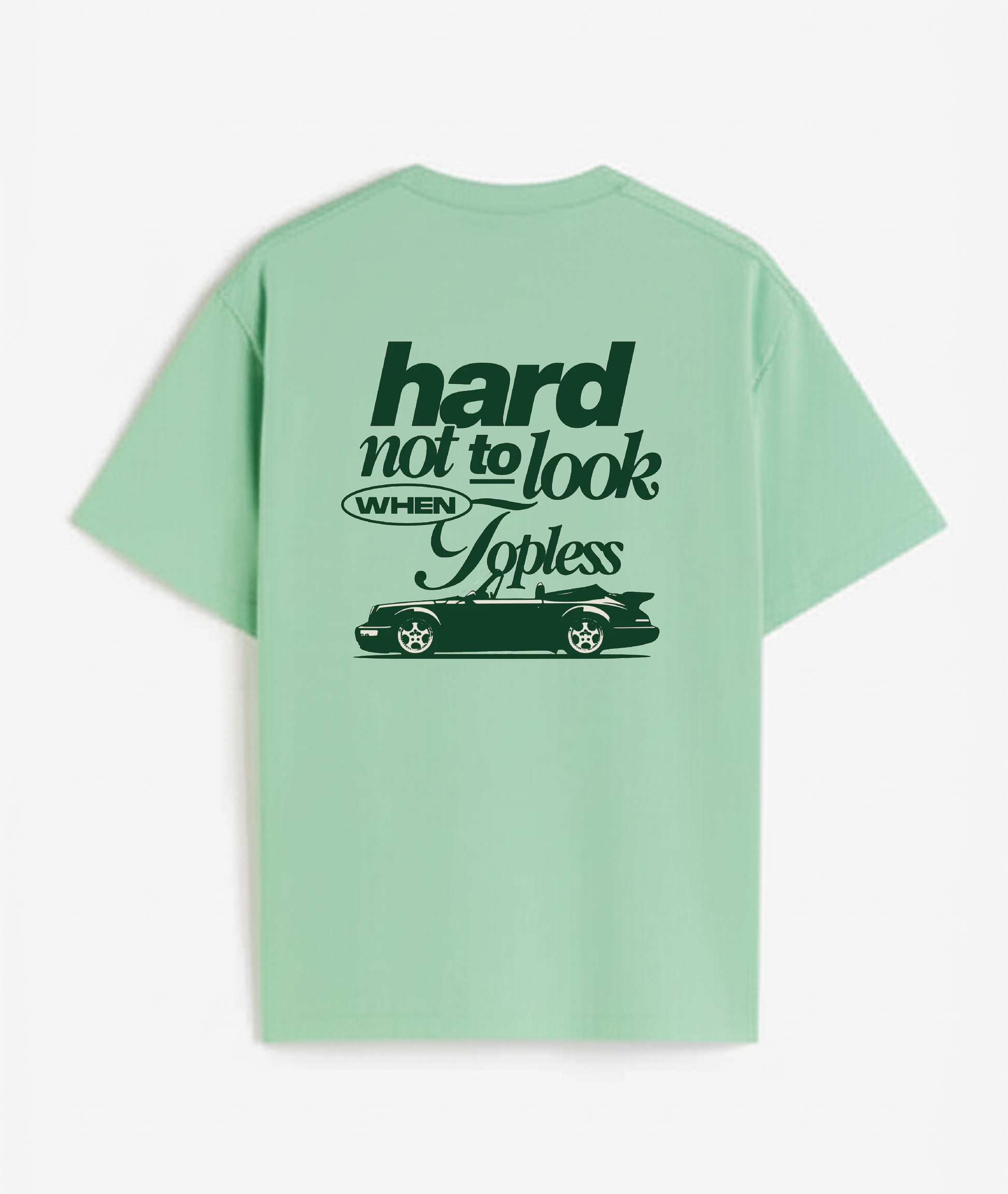 Hard not to look - sage green