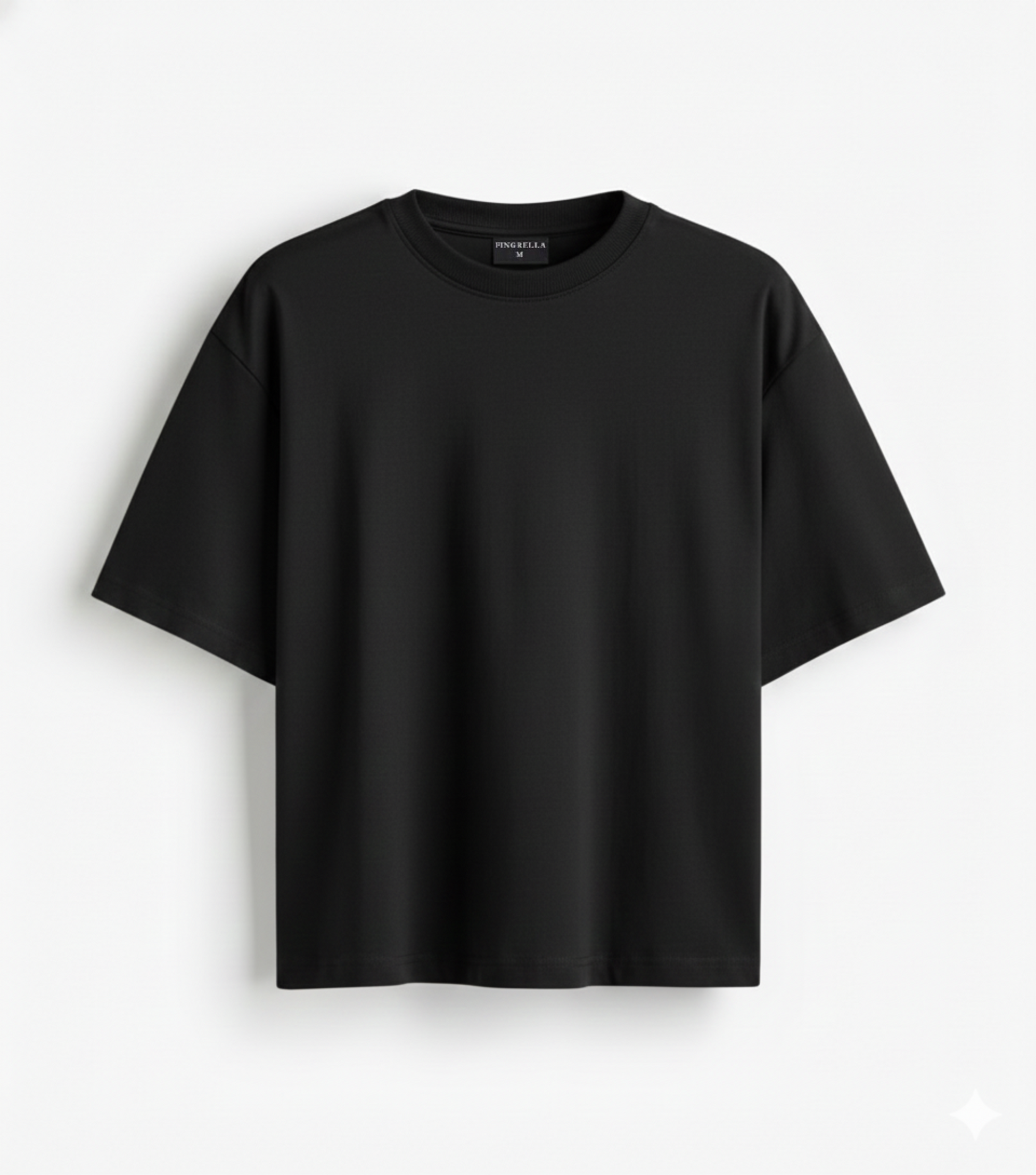 Black - oversized boxy fit t shirt