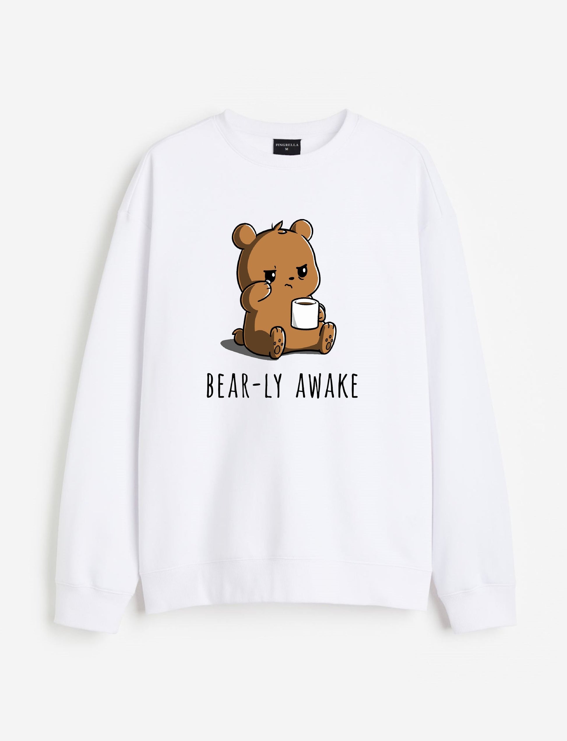 Bearly awake - white