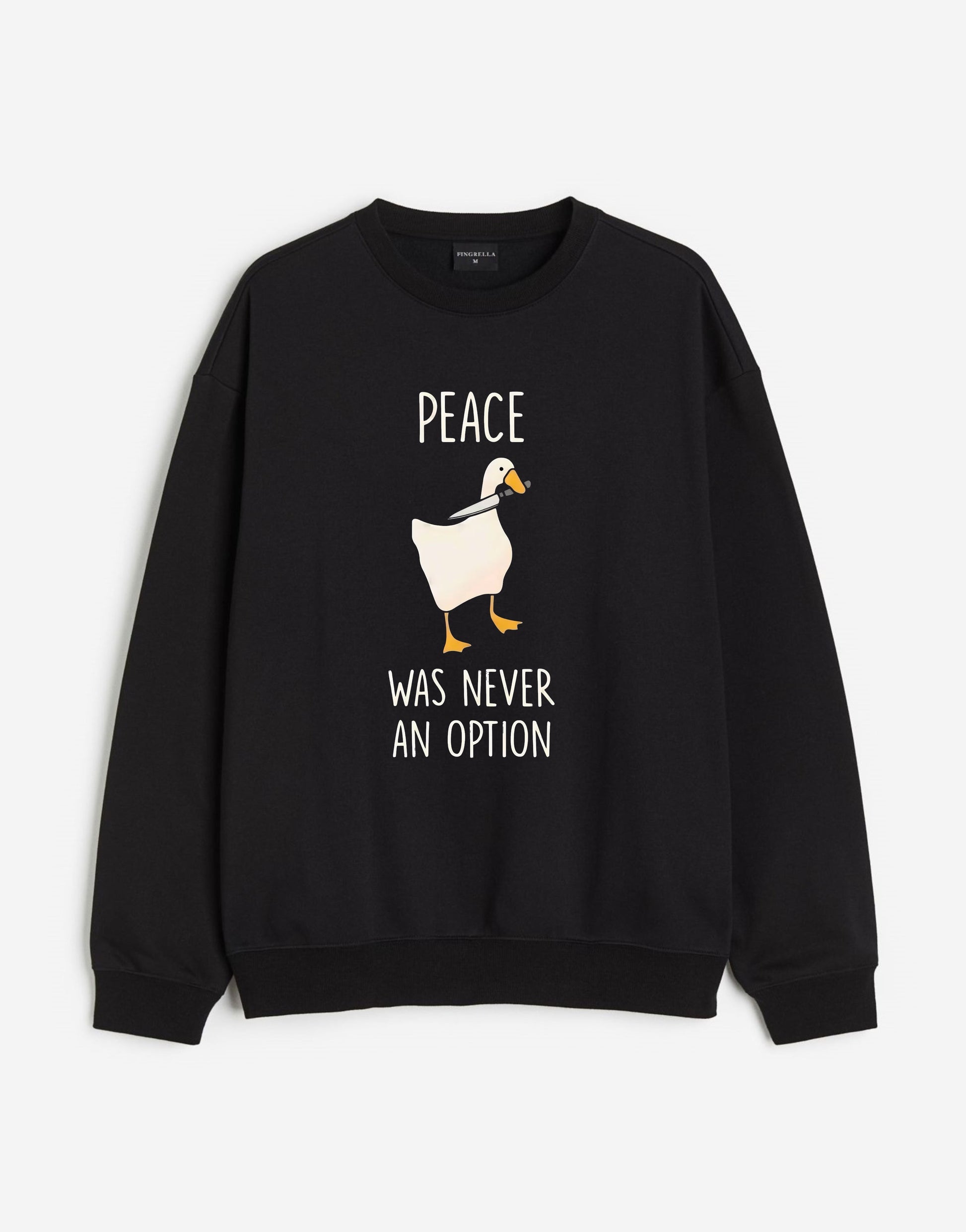 Peace was never an option - black