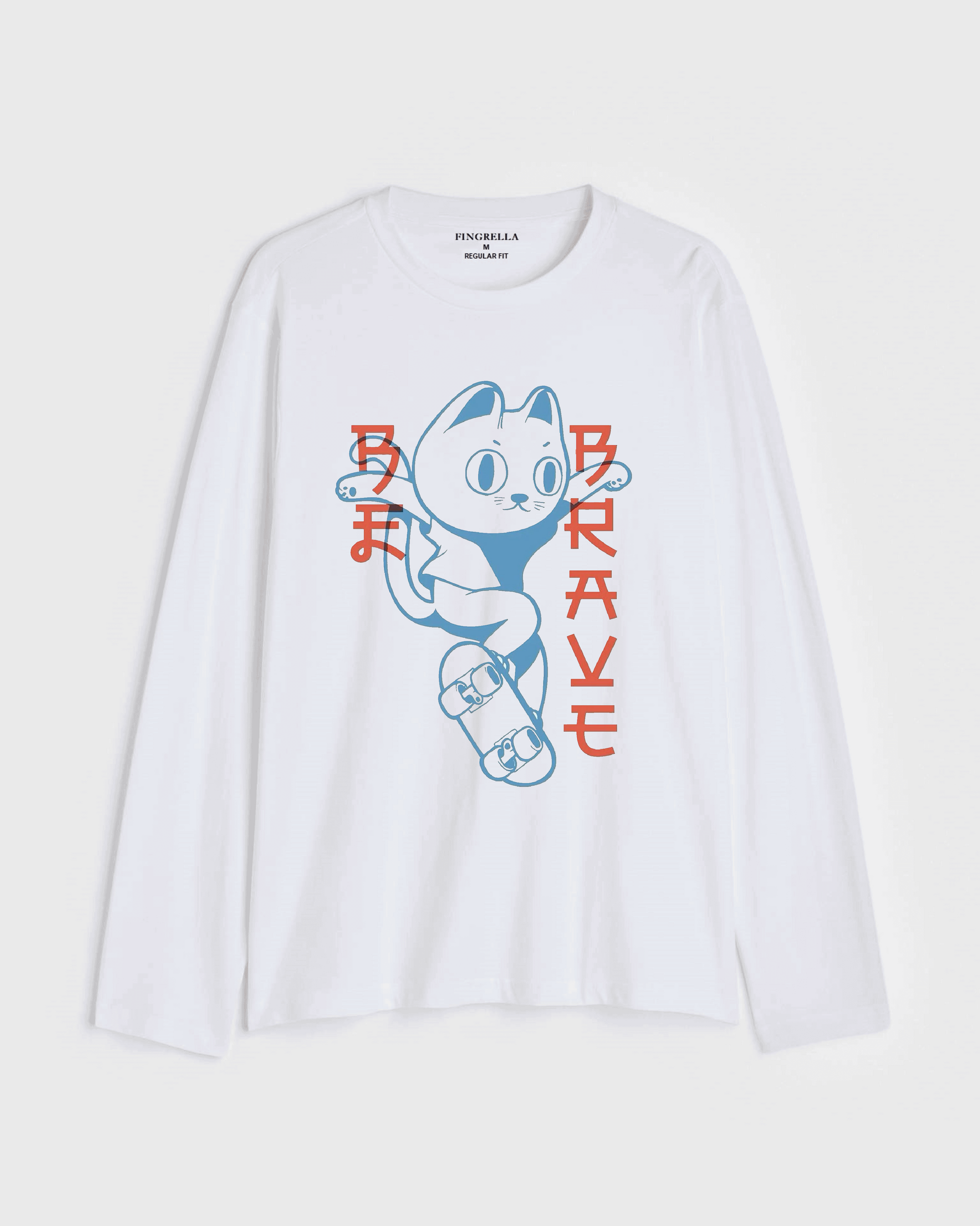 Be brave - white