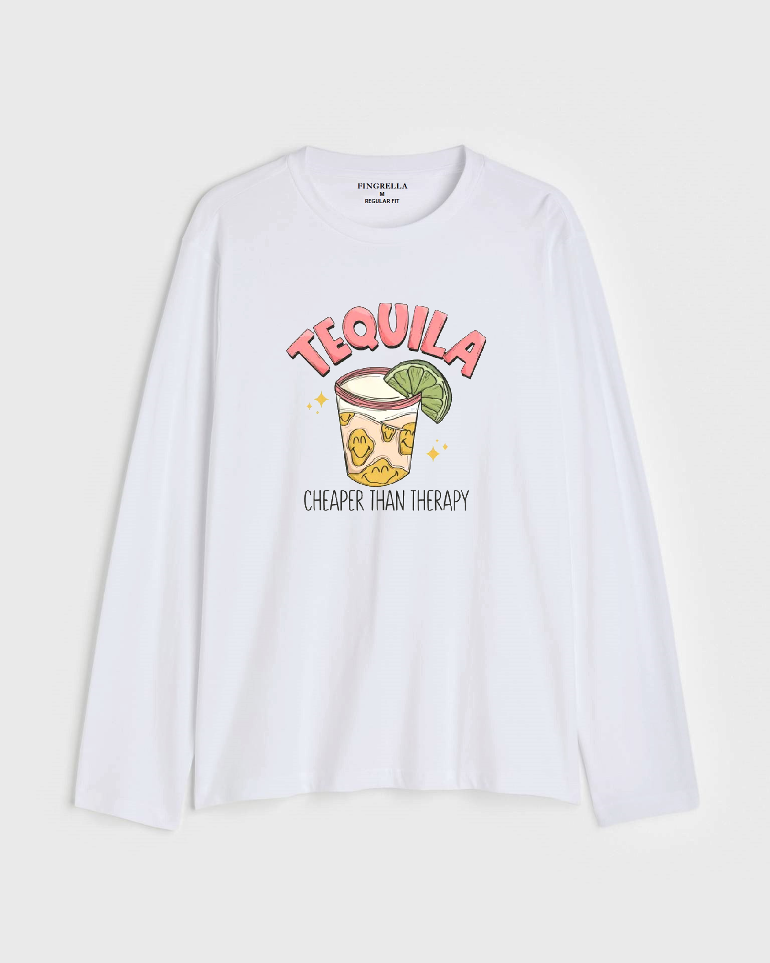 TEQUILA - cheaper than therapy - white