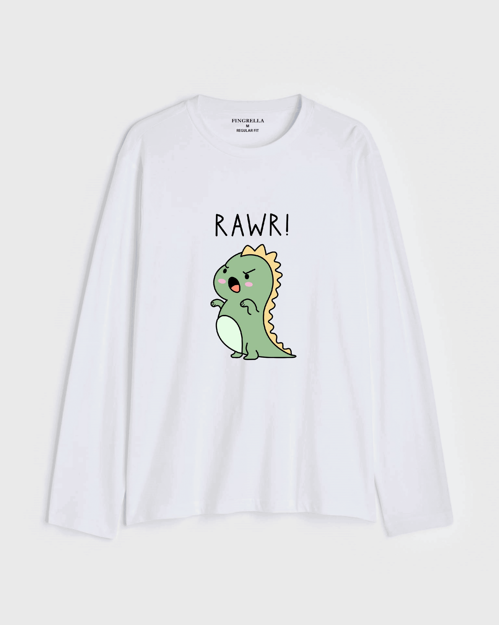 RAWR! dino - white