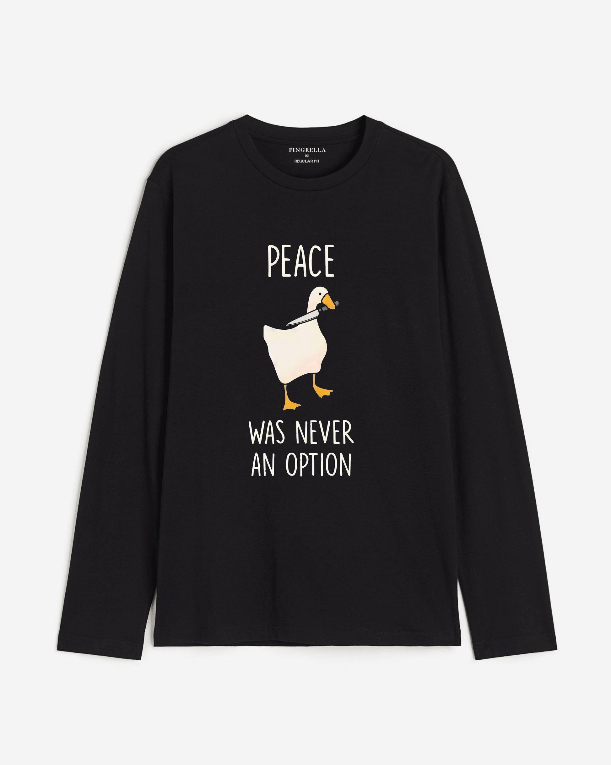 Peace was never an option - black