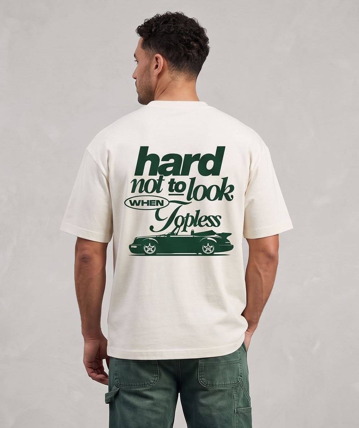 Hard not to look - off white