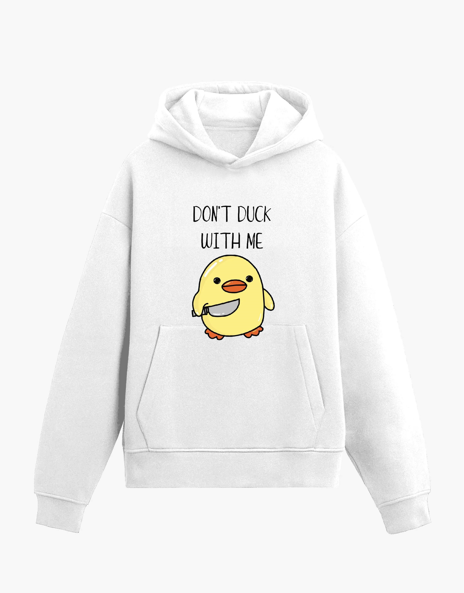 Don't duck with me - white