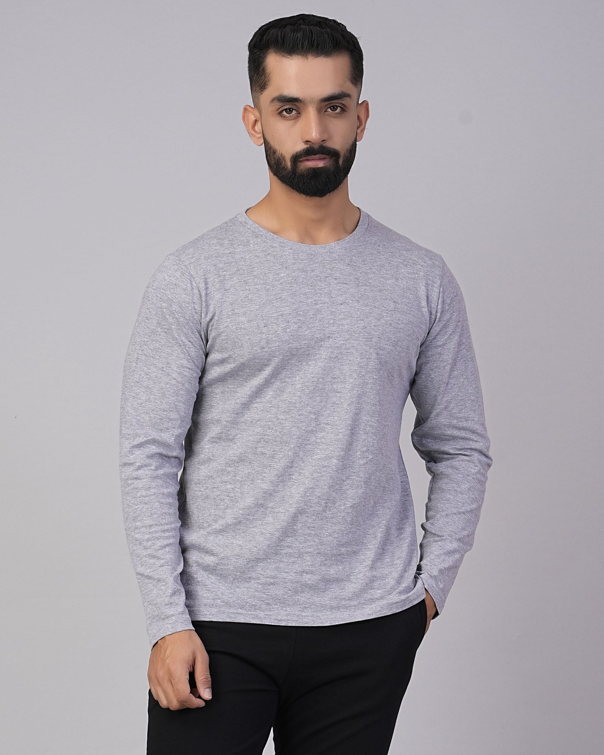 Marl grey LS