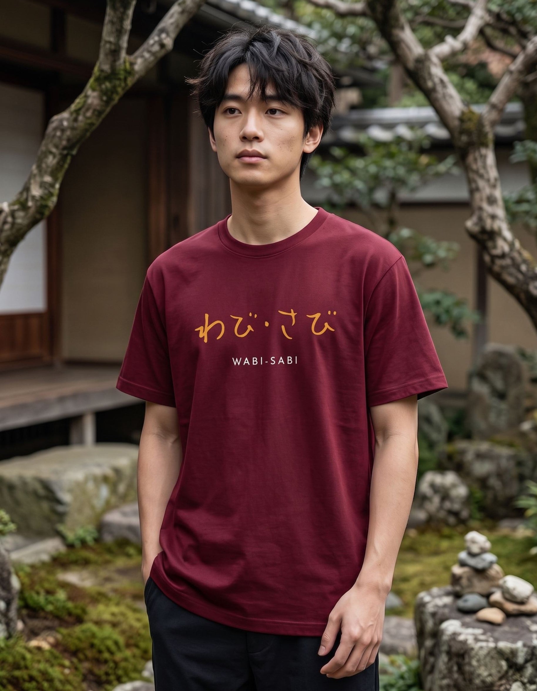 WABI SABI - maroon