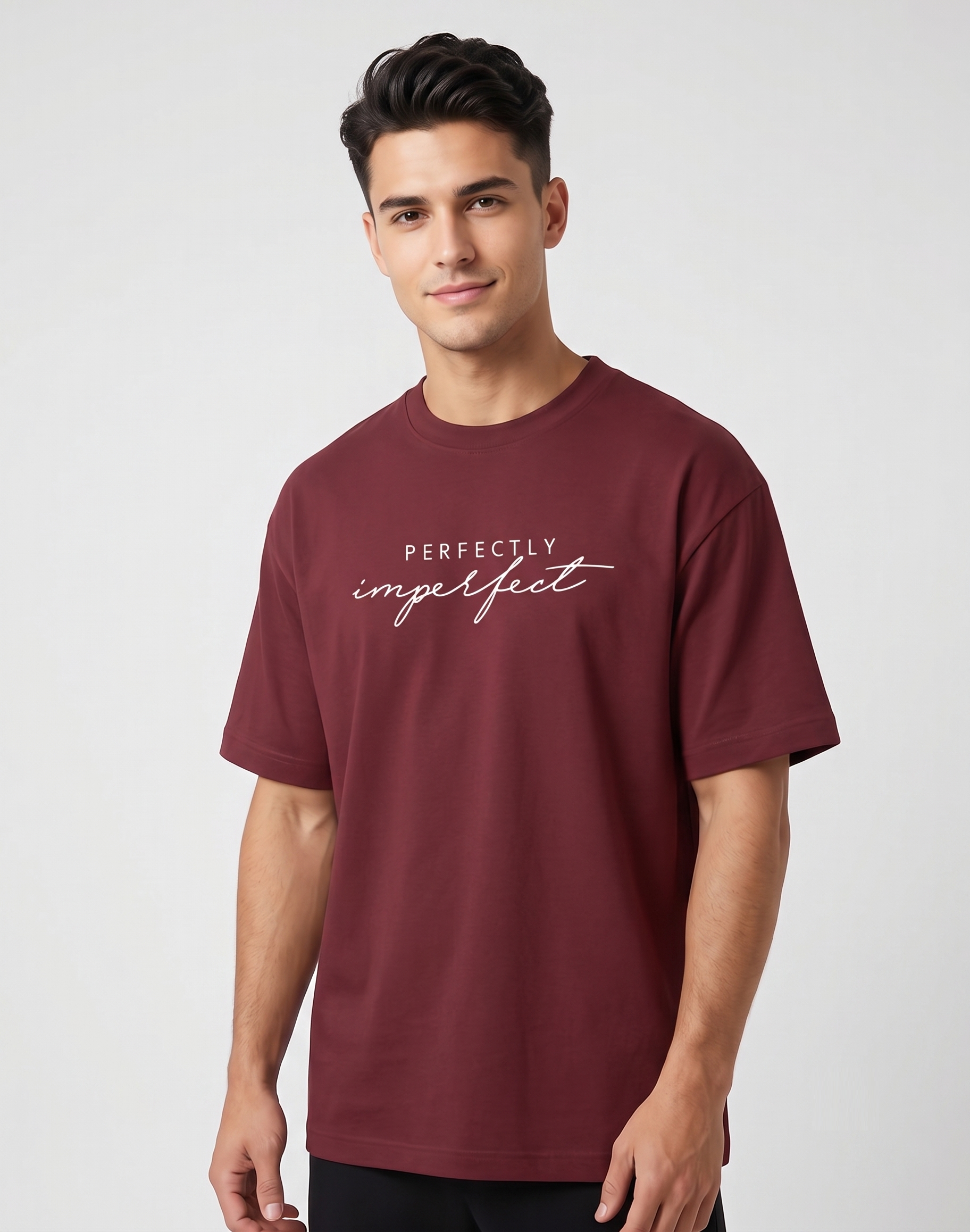 Perfectly Imperfect - maroon HW